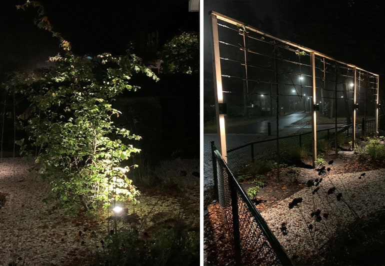 Tuinverlichting aangelegd type Franssen Verlichting